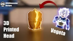 Vegeta Head - DBZ - Dragon Ball figure