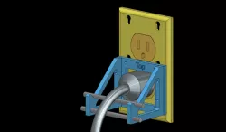 Wall Plug Retainer