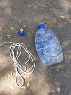 Washstand out of 5L bottle