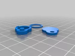 Webcam privacy cover/polarizing filter frame