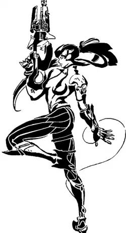 Widow Maker stencil 3