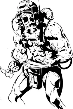 Wolverine Stencil 6