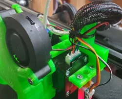 X axis bracket linear rails bltouch