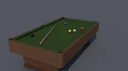 3D Billiard for your Mobile or PC Game