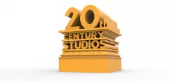 3D printable 20th Century Studios logo