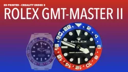 3D printed wall clock ROLEX GMT master II