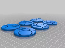 50mm space zombie bases 