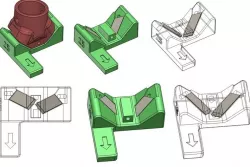 90 Degree Channel/Chamfer Cutter Double Blade Holder