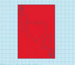 ace of hearts base for gambit's statue