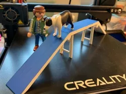 Agility dog walk / passerelle compatible Playmobil