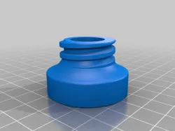 Aus milk bottle cap thread and spray bottle or alcohol dispenser adapter