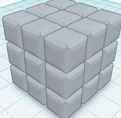 Basic Rubix Cube 30mm x 30mm