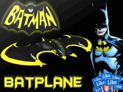 Batplane - Batman LOW POLY