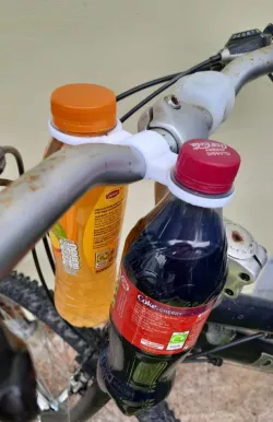 Bicycle 2 bottle holder handlebars.