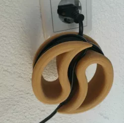 Cable reel wire spool organizer yin yang rope shortener