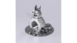 Cat mechanical figure