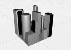 city block
