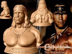 Conan Redux bust 3d model