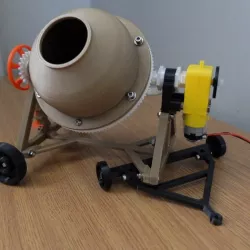 CONCRETE MIXER 3D PRINTED
