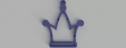 Crown keychain, necklace