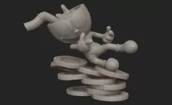 Cuphead Figurine 3D Printing 3D print model