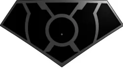 Cyborg Superman inspired chest emblem