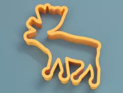 Deer cookie cutter