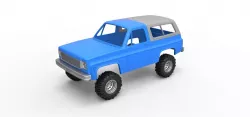 Diecast shell 1978 Chevrolet Blazer K5 Scale 1:25