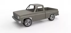 Diecast shell 1978 Chevrolet C10 Scale 1:25