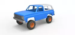 Diecast shell 1980 Chevrolet Blazer K5 Scale 1:25