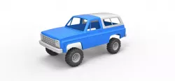 Diecast shell 1980 Chevrolet Blazer K5 Scale 1:25