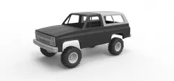 Diecast shell 1988 Chevrolet Blazer K5 Scale 1:25