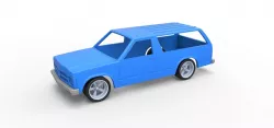 Diecast shell Chevrolet S10 Blazer 1991 1:25
