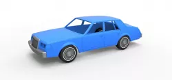 Diecast shell Lincoln Continental 1986 1:25