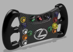 DIY LEXUS RC F GT3 2017 STEERING WHEEL