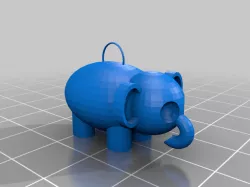 Elephant Keychain
