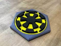 Empire Logo Coaster - Mixed Media