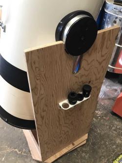 Motorized clearance dobsonian mount