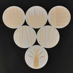 Filament Insert Designer Coaster Set 3D-PRINTABLE