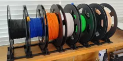Filament spool rack