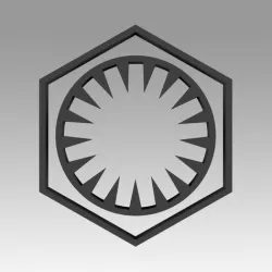 First Order Galactic Empire symbol logo