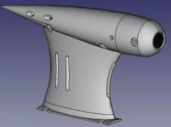 FPV Zeppelin for gliders or other front propeller planes