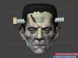 Frankenstein Cosplay Mask - Monster Halloween Helmet