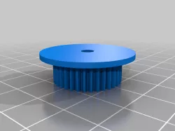 Gear clock reversed
