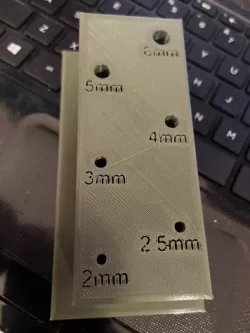 hex tee wrench holder