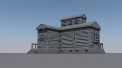 HO SCALE WAREHOUSE TRAIN