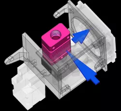 Hotend Cover (Fan Shroud) for TRONXY XY-2 PRO
