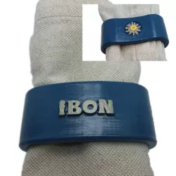 IBON 3D Napkin Ring with eguzkilore