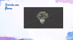 Jarron con flores