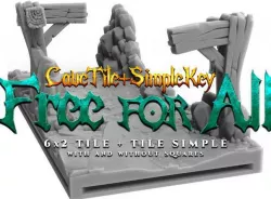 kraken 3d studios Fantasy Dungeon Cave Sample Tile 